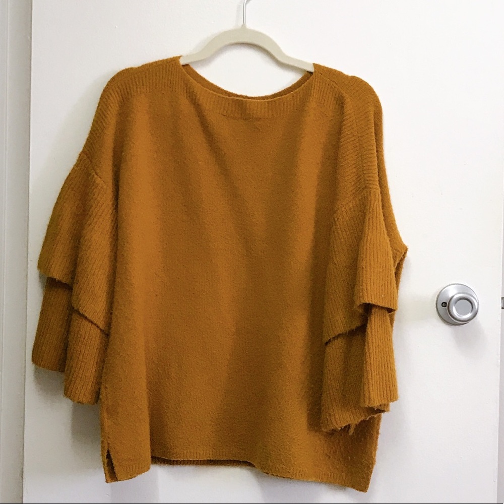 MADEWELL mustard sweater